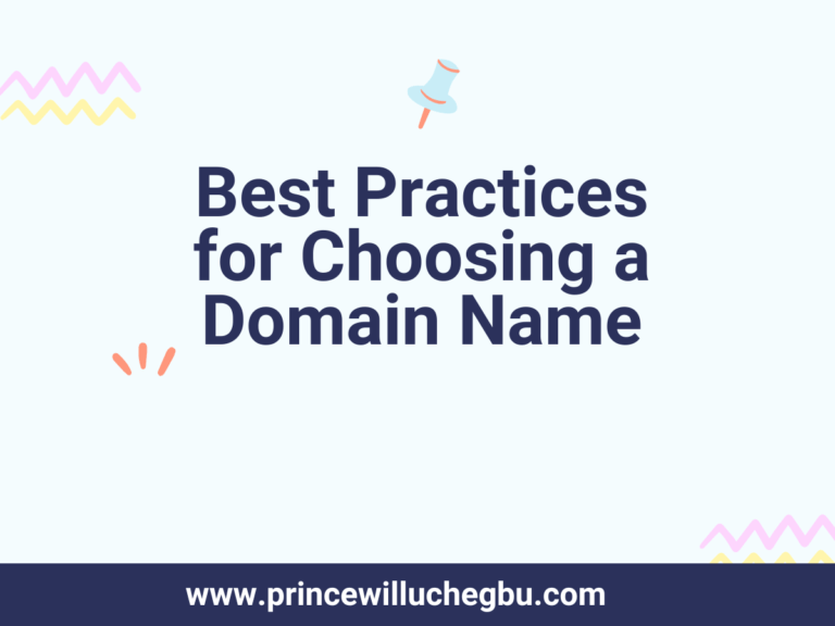 6 Best Practices for Choosing a Domain Name