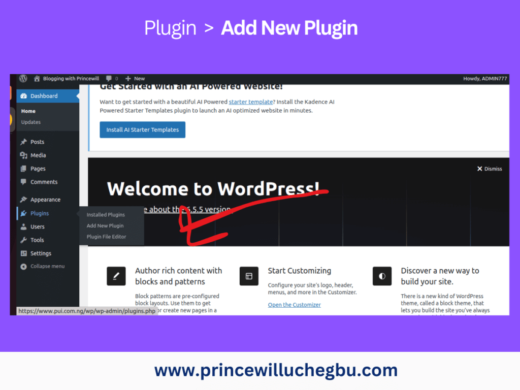 Building Your WordPress Blog From Scratch - Installing WordPress Plugins