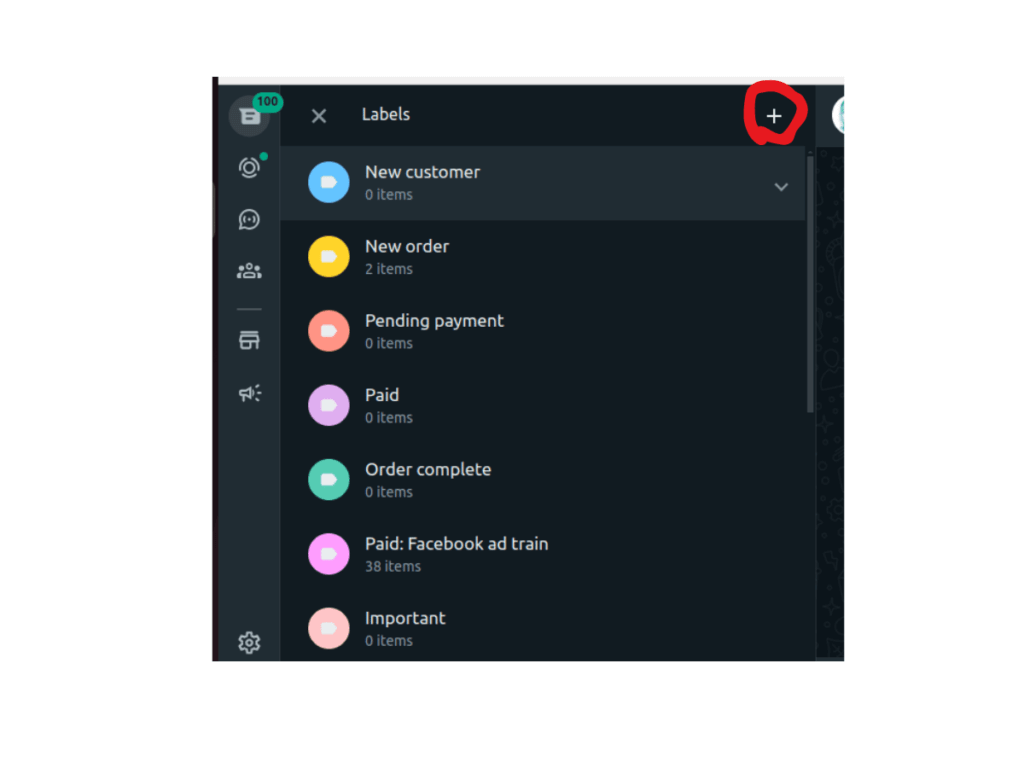 Step by step on How to Create Labels in WhatsApp